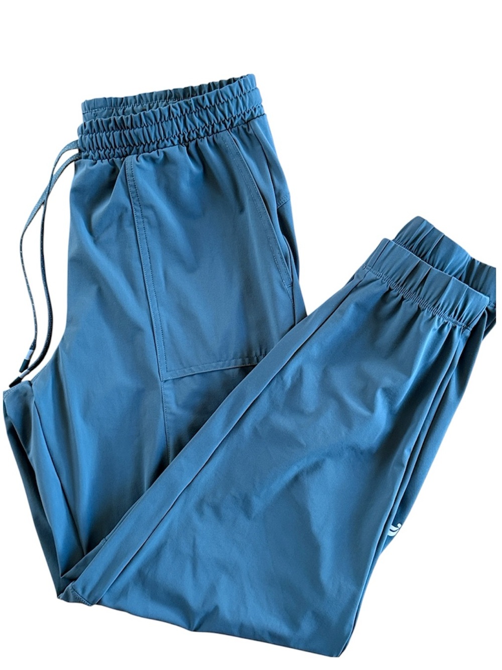 FABELETICS WOMENS SIZE SMALL CASUAL  JOGGER PANT LIGHTWEIGHT SLIP ON GRAY BLUE